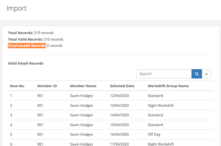 Dashboard web Kopoka dengan modul